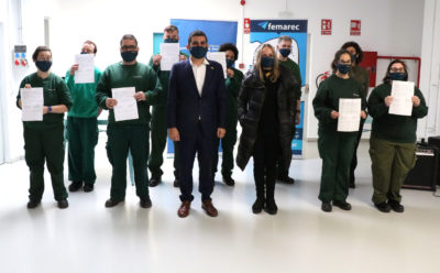 Chakir El Homrani, Conseller de Treball, Afers Socials i Famílies visita Femarec