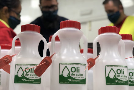 Servei de Recollida d’oli de cuina des del Servei Prelaboral i SISL