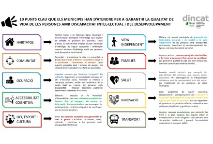 10 aspectes claus per garantir la qualitat de vida de les persones amb discapacitat intel·lectual