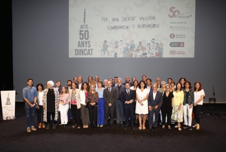 Dincat celebra 50 anys defensant els drets de les persones amb discapacitat intel·lectual