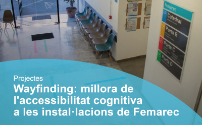 Femarec millora la senyalització de les seves instal·lacions perquè siguin més accessibles