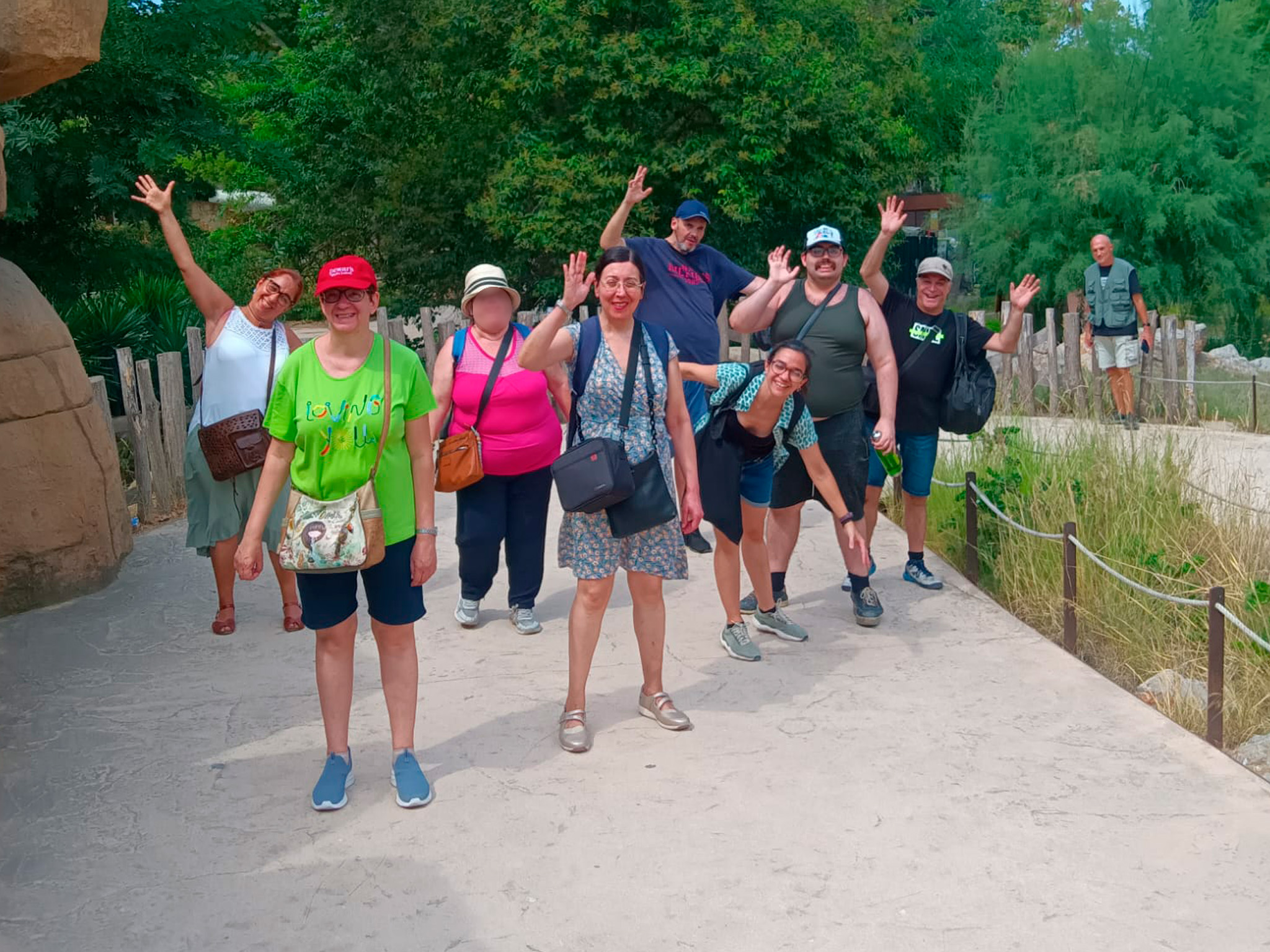 Foto de grup desenfocada bona