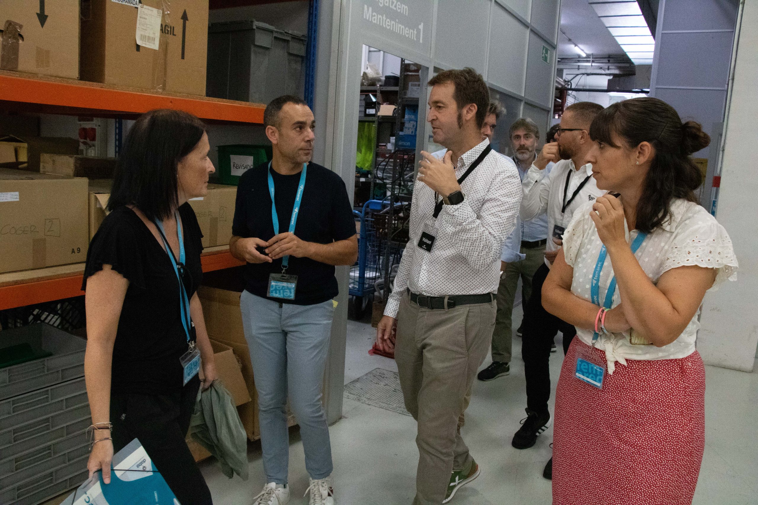 Els responsables de Nespresso a Espanya i DABA visiten l'Espai Femarec 3 IMG 3915 scaled