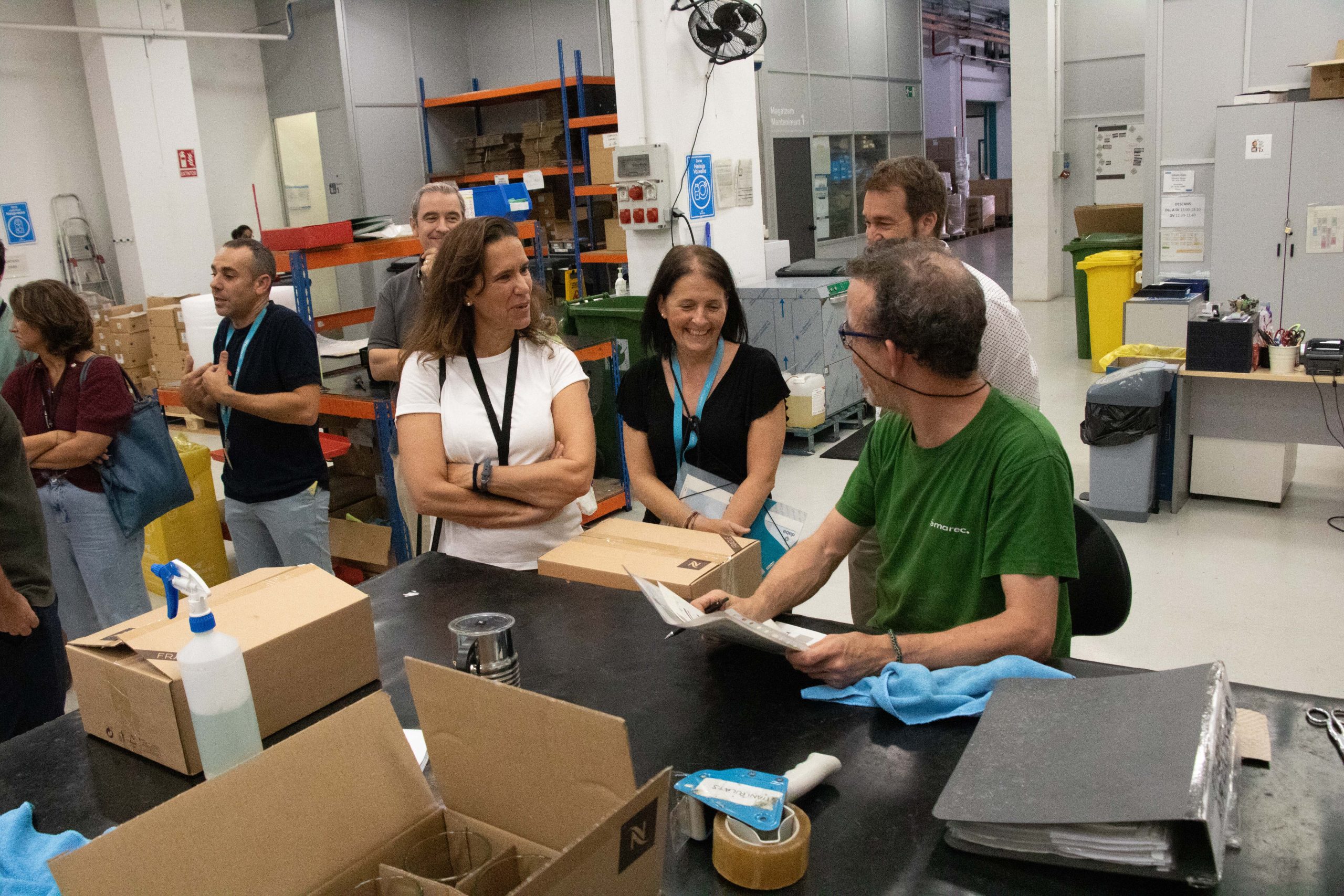 Els responsables de Nespresso a Espanya i DABA visiten l'Espai Femarec 4 IMG 3921 1 scaled