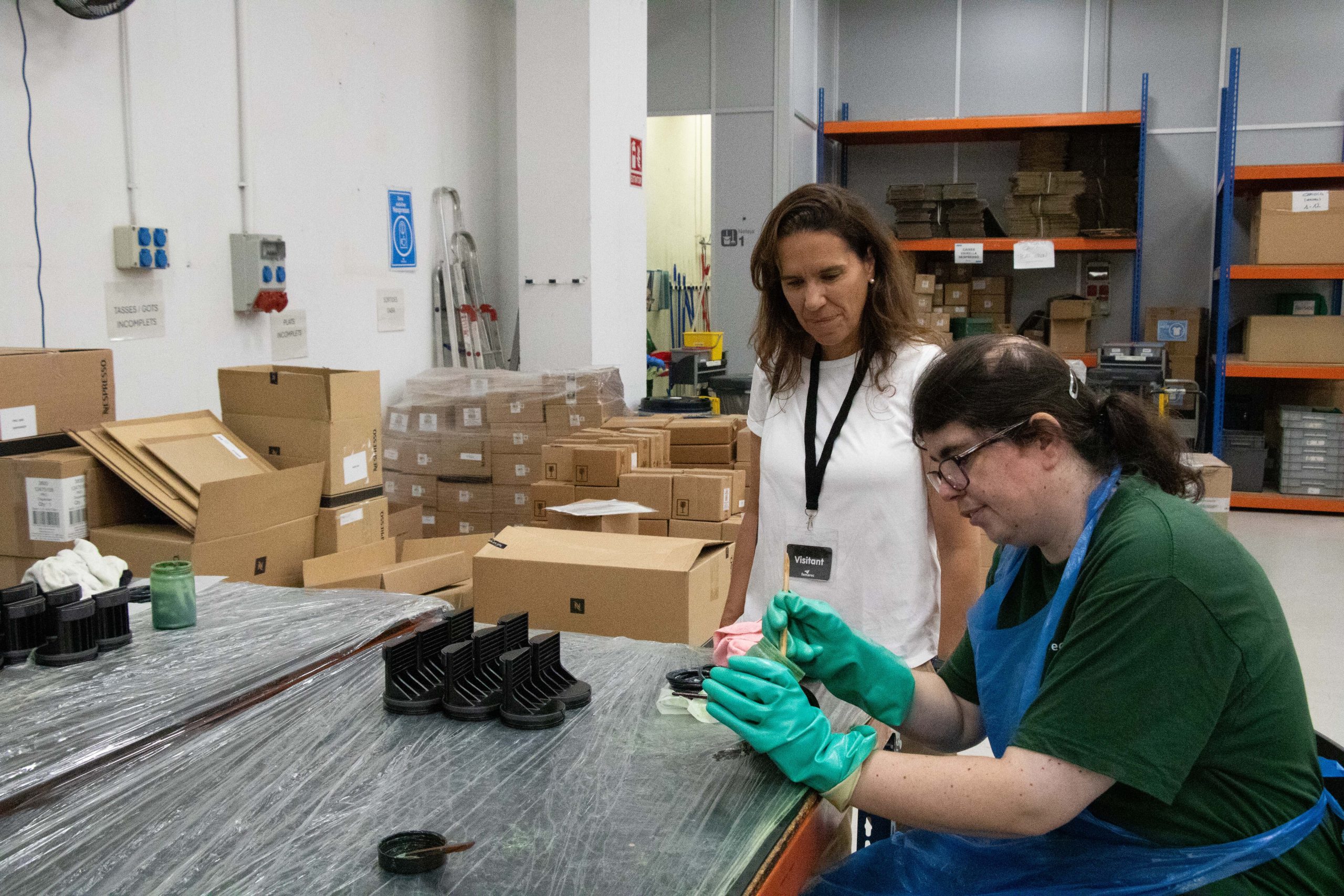 Els responsables de Nespresso a Espanya i DABA visiten l'Espai Femarec 5 IMG 3926 scaled