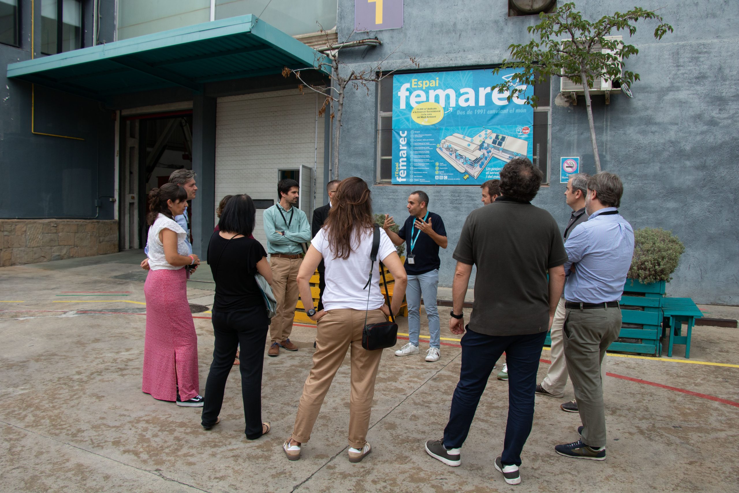 Els responsables de Nespresso a Espanya i DABA visiten l'Espai Femarec 6 IMG 3950 scaled