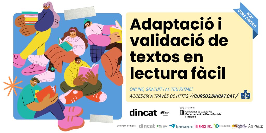 L’equip de validadores de Femarec es continua formant per crear textos accessibles 3 Curs dincat lectura facil