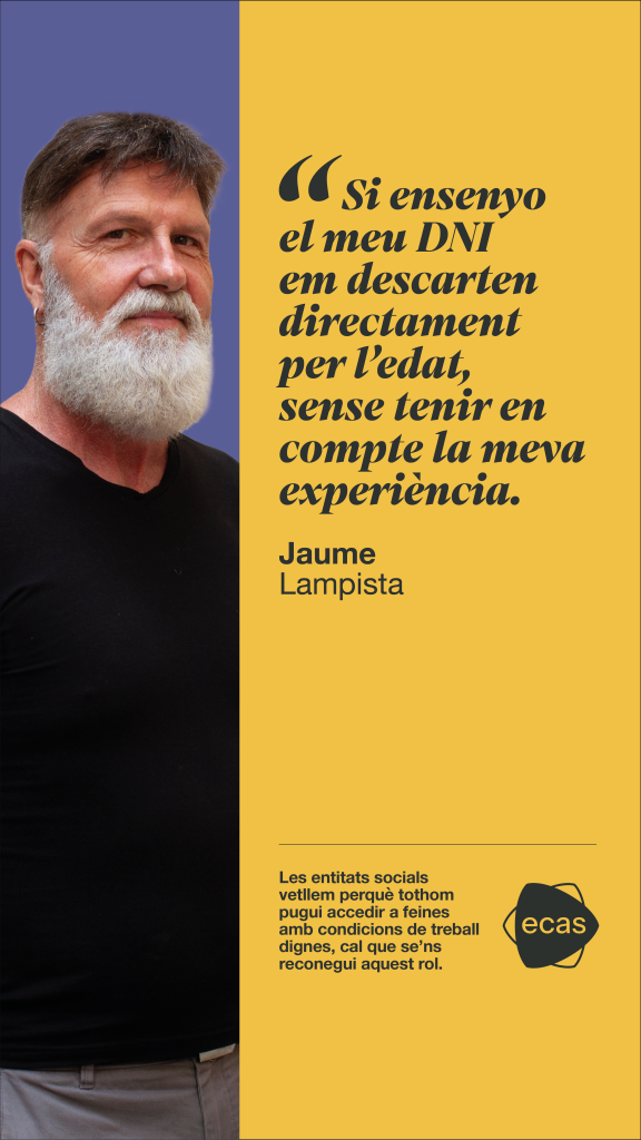 Les entitats socials exigim polítiques d’ocupació responsables que garanteixin l’accés a treballs dignes 8 2 Testimoni5 Story