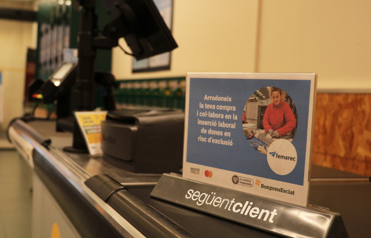 Femarec, beneficiària de l'arrodoniment solidari dels supermercats Bonpreu/Esclat 2 arrodonimet3